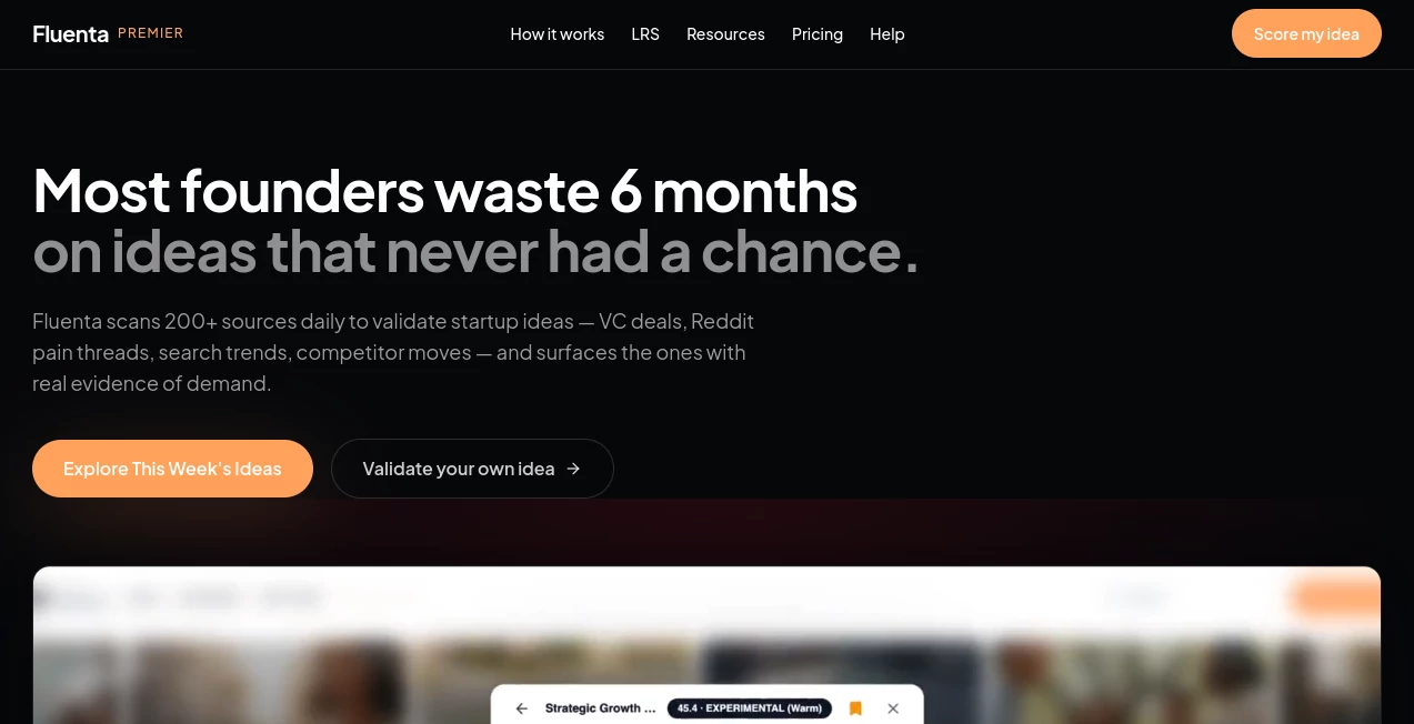 Screenshot of Fluenta – An AI tool in the ,AI Research Tool ,AI Business Ideas Generator ,AI Consulting Assistant ,Other  category, showcasing its interface and key features.