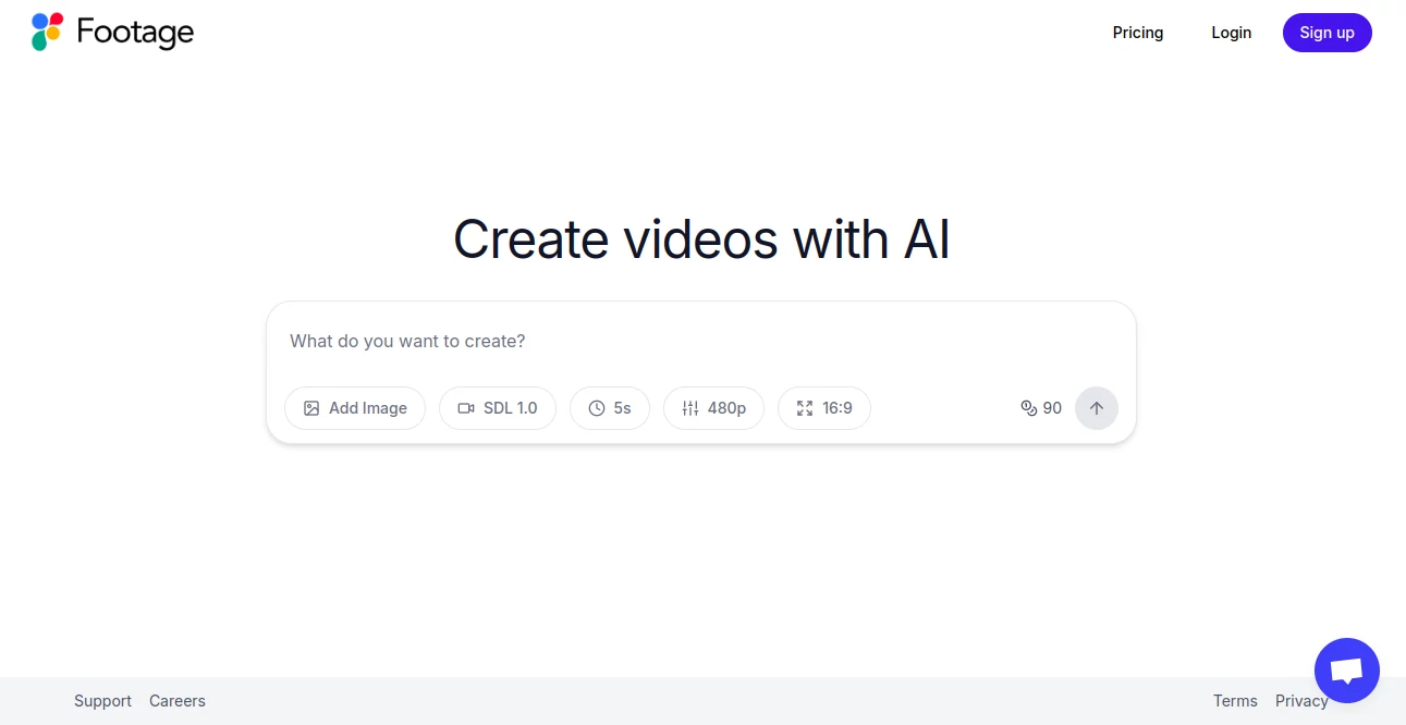 Screenshot of Footage – An AI tool in the ,AI Animated Video ,AI Video Editor ,AI Video Generator ,AI Video Enhancer  category, showcasing its interface and key features.