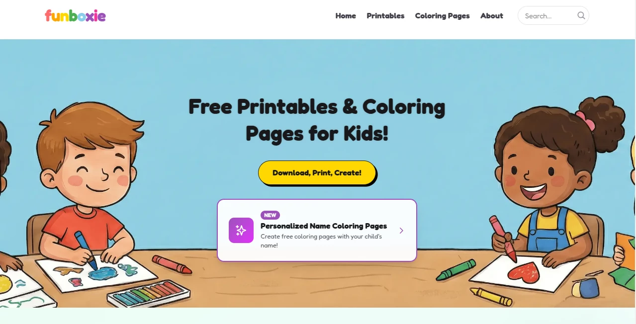 Screenshot of funboxie – An AI tool in the ,AI Fun Tools  category, showcasing its interface and key features.