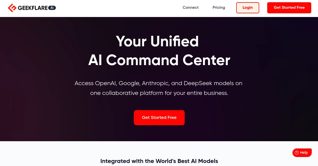 Screenshot of Geekflare AI – An AI tool in the ,AI Developer Tools ,AI Tools Directory ,AI Chatbot ,Other  category, showcasing its interface and key features.