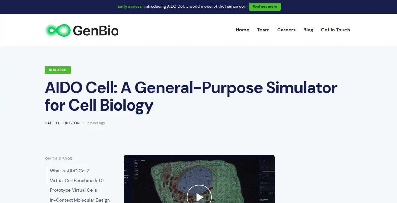 Screenshot of AIDO Cell – An AI tool in the ,AI Knowledge Management ,AI Research Tool ,AI Healthcare ,AI Developer Tools  category, showcasing its interface and key features.