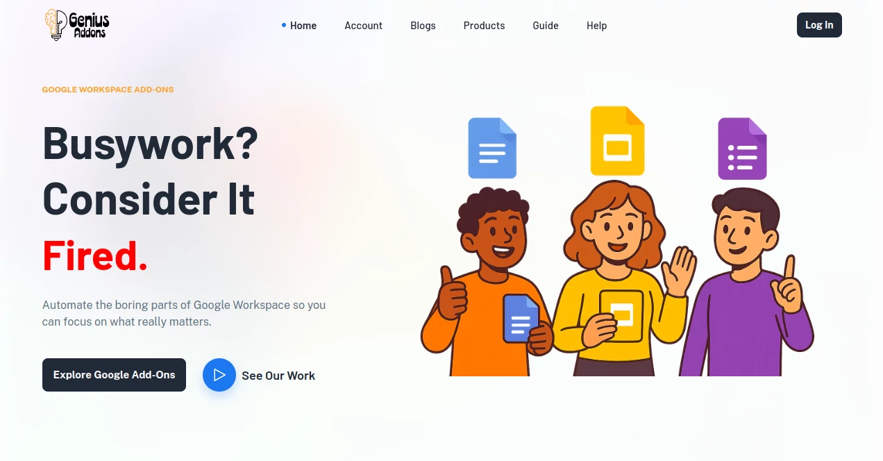 Screenshot of GeniussAddons – An AI tool in the ,AI Data Mining ,AI Productivity Tools ,AI Research Tool ,AI Spreadsheet  category, showcasing its interface and key features.