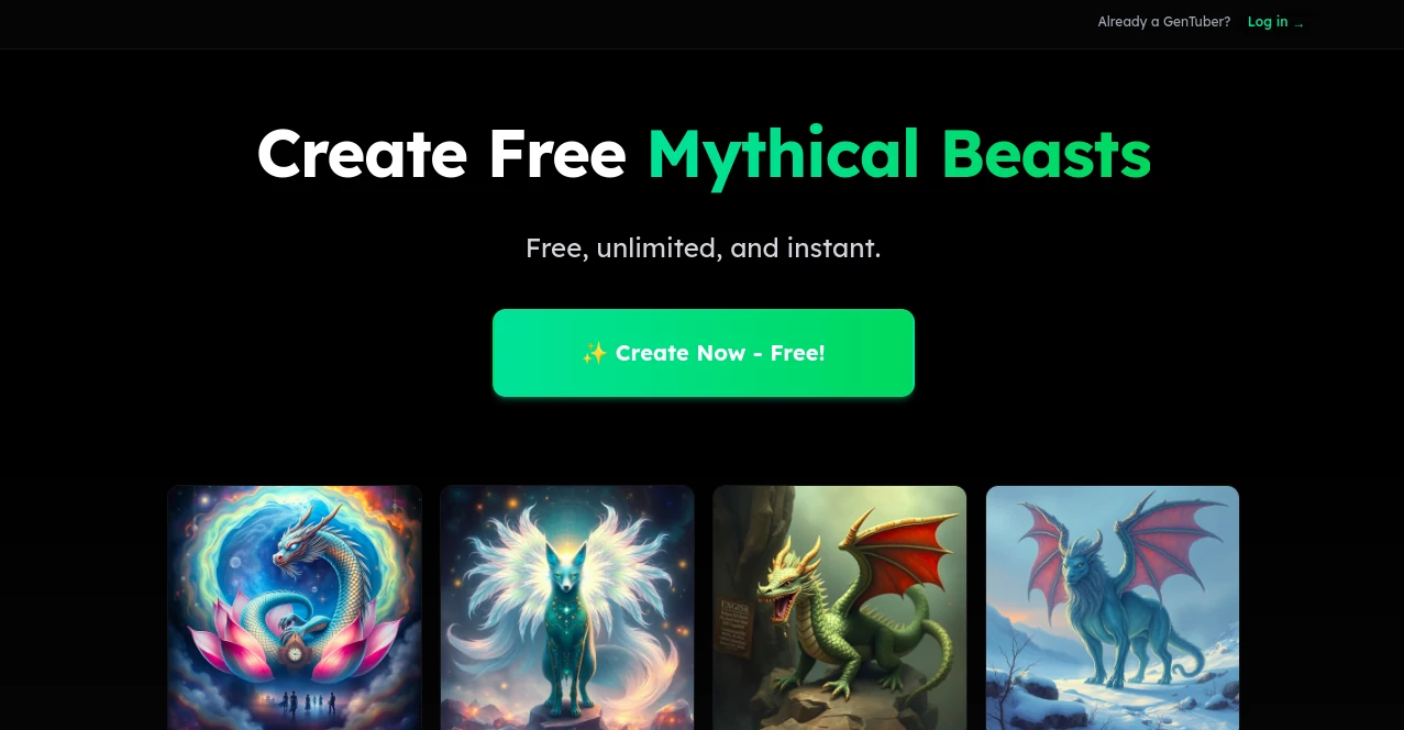 Screenshot of GenTube – An AI tool in the ,AI Content Generator ,AI Video Generator ,AI Script Writing ,AI Thumbnail Maker  category, showcasing its interface and key features.