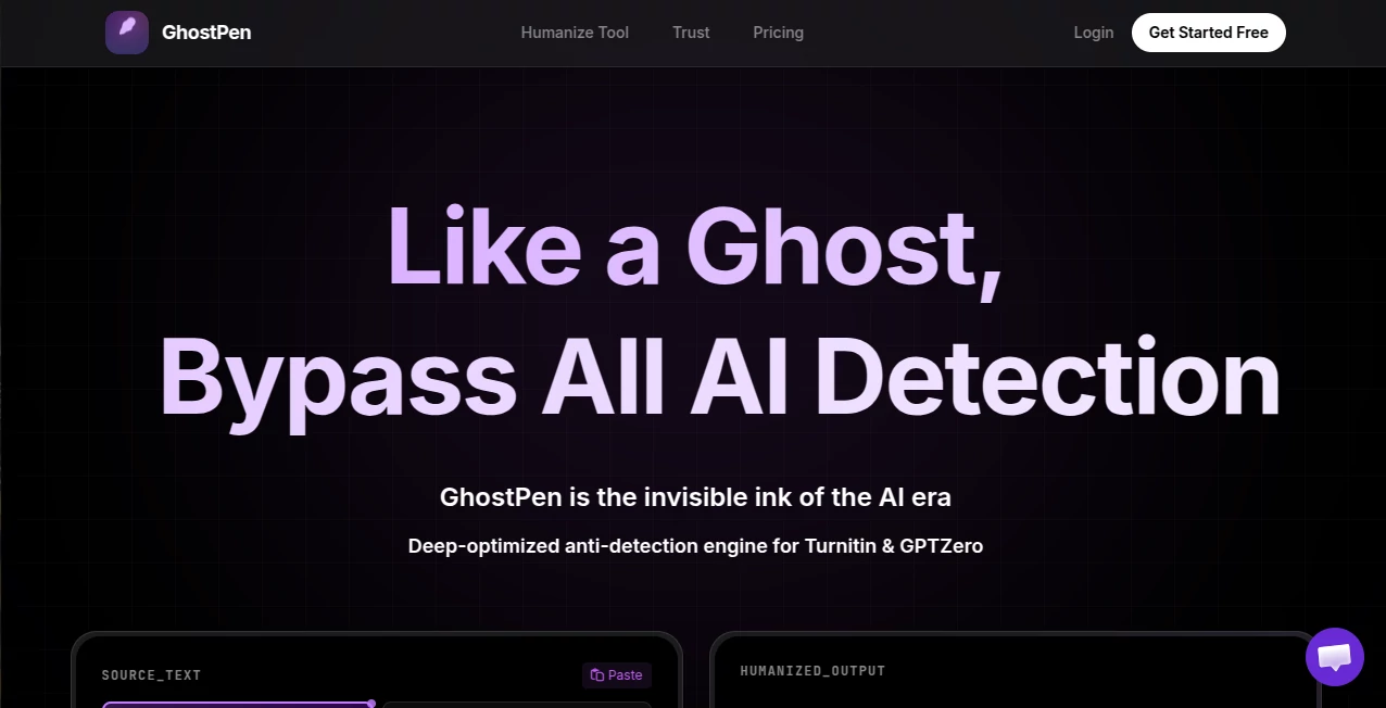 Screenshot of Ghost Pen – An AI tool in the ,AI Blog Writer ,AI Copywriting ,AI Writing Assistants ,AI Content Generator  category, showcasing its interface and key features.
