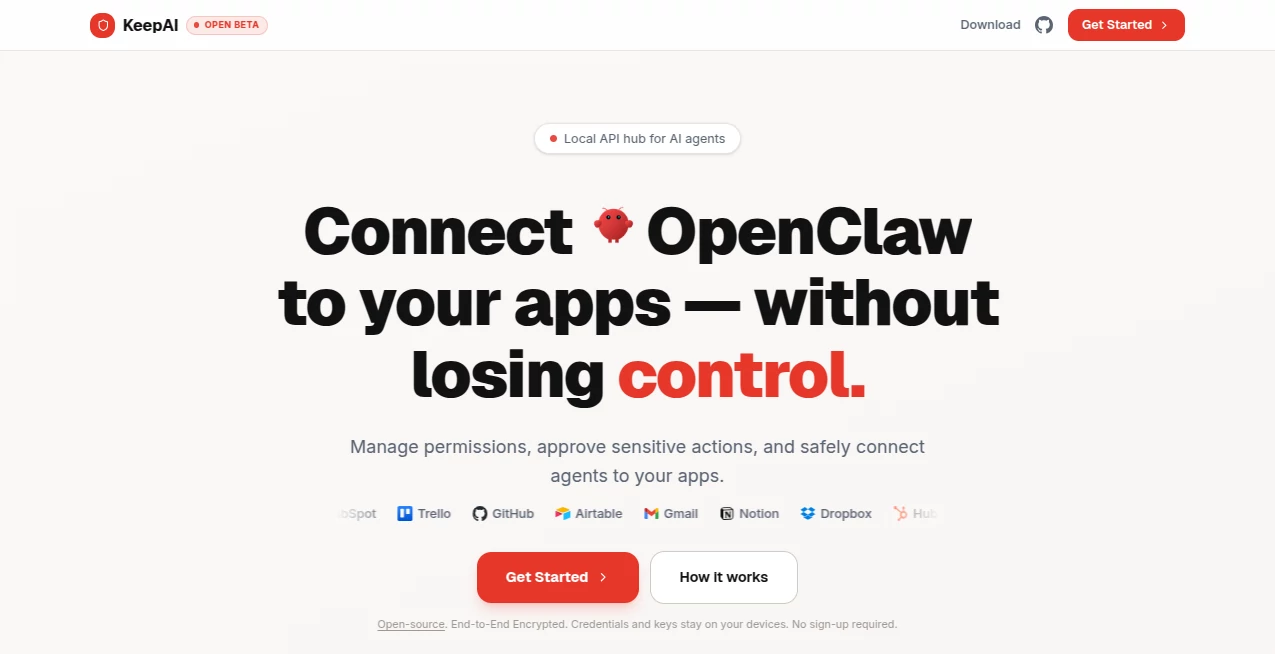 Screenshot of KeepAI – An AI tool in the ,AI Knowledge Management ,AI Productivity Tools ,AI Notes Assistant ,AI Workflow Management  category, showcasing its interface and key features.