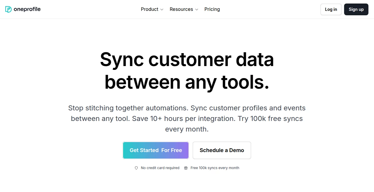 Screenshot of Oneprofile – An AI tool in the ,AI Landing Page Builder ,AI Website Builder ,AI Design Generator  category, showcasing its interface and key features.