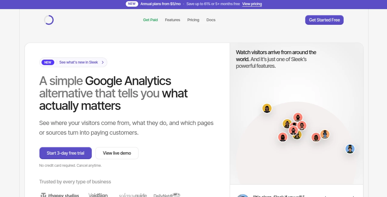 Screenshot of Sleek – An AI tool in the ,AI Advertising Assistant ,AI Analytics Assistant ,AI Marketing Plan Generator ,AI Digital Marketing Generator ,Marketing  category, showcasing its interface and key features.