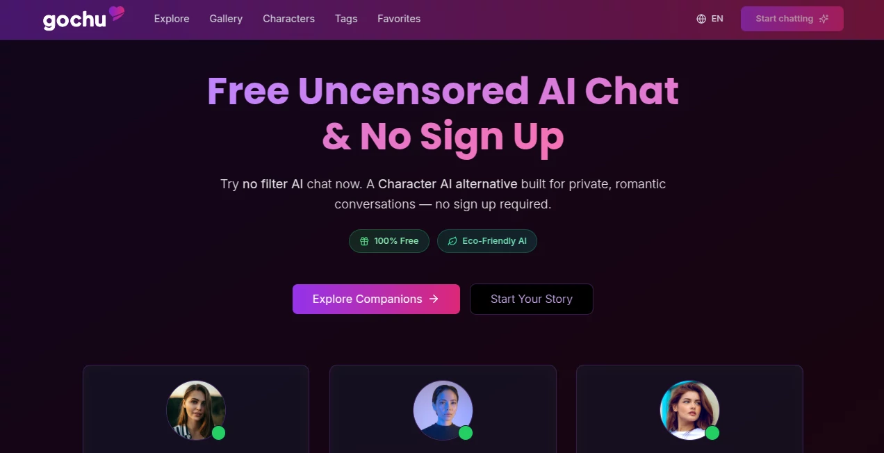Screenshot of Gochu – An AI tool in the ,AI Chatbot ,AI Coaching ,AI Education Assistant  category, showcasing its interface and key features.