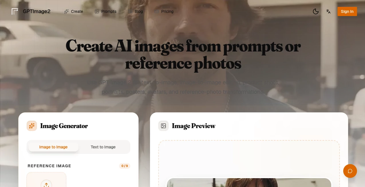 Screenshot of GPTImage2-AI Image Generation – An AI tool in the ,AI Photo & Image Generator ,AI Art Generator ,AI Image to Image ,AI Text to Image  category, showcasing its interface and key features.