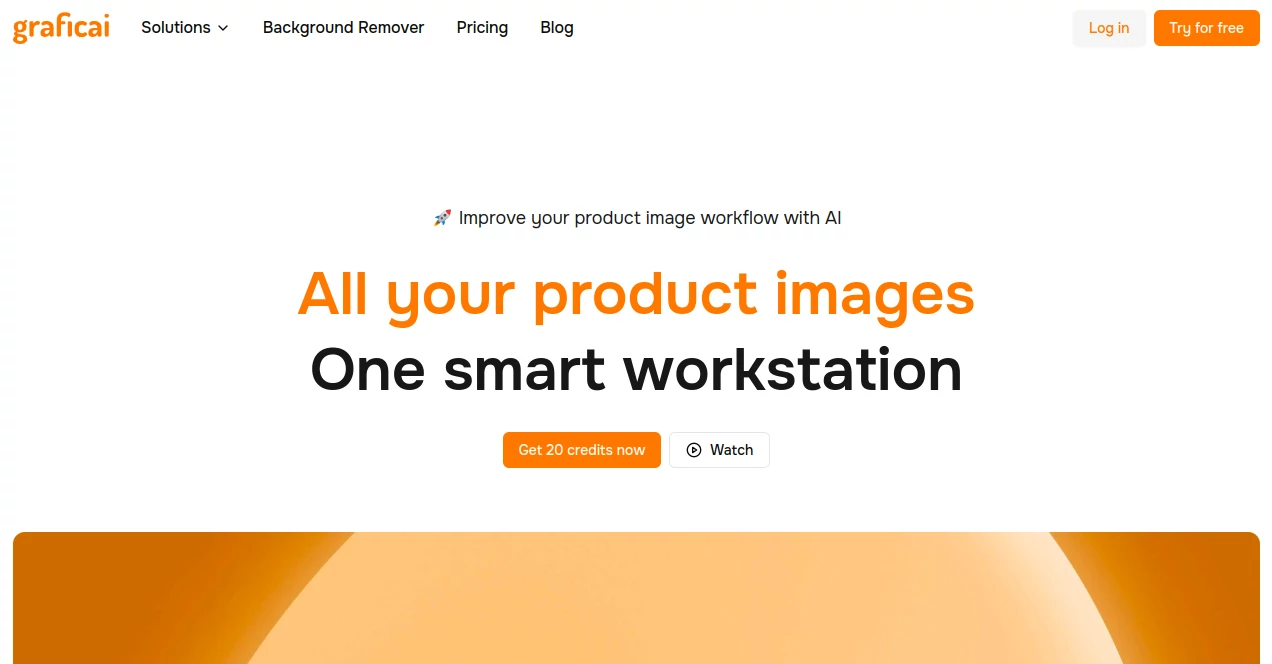 Screenshot of Graficai – An AI tool in the ,AI Productivity Tools ,AI E-commerce Assistant  category, showcasing its interface and key features.