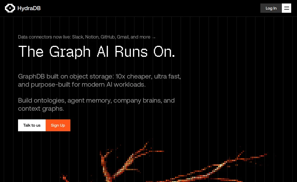 Screenshot of HydraDB – An AI tool in the ,AI API Design ,AI Developer Tools ,AI Research Tool ,Large Language Models (LLMs)  category, showcasing its interface and key features.