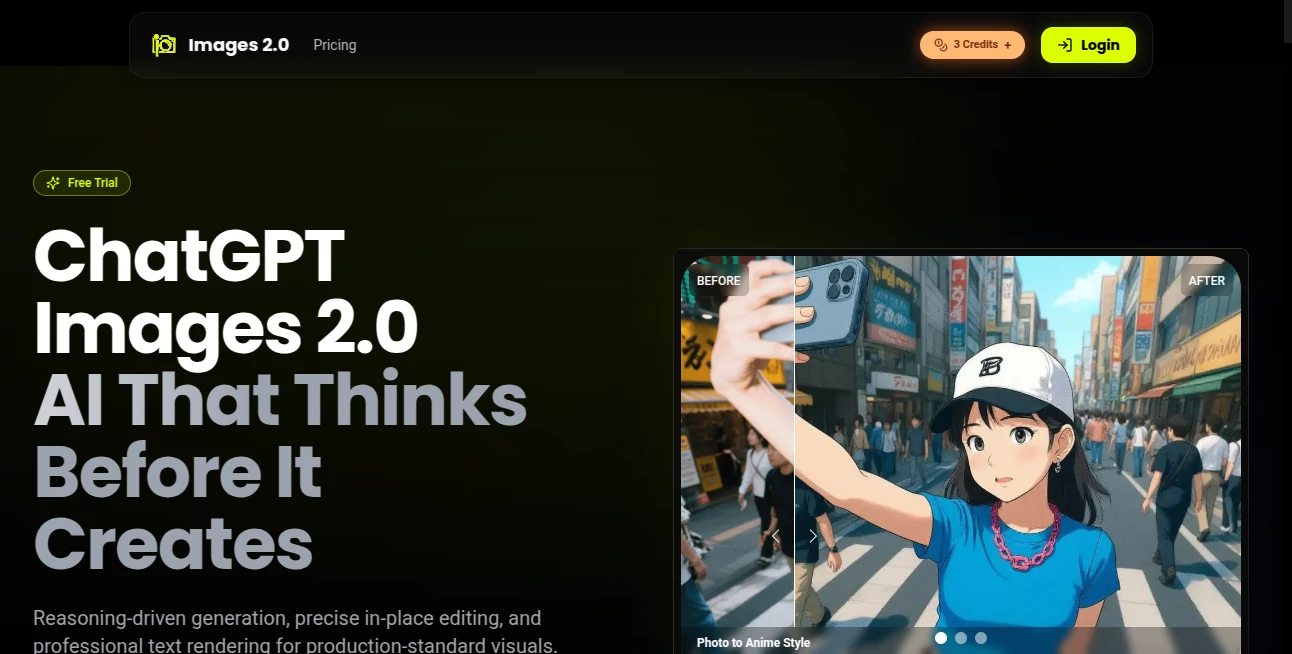 Screenshot of images 2.0 Art – An AI tool in the ,AI Photo & Image Generator ,AI Design Assistant ,AI Art Generator ,AI Image to Image  category, showcasing its interface and key features.
