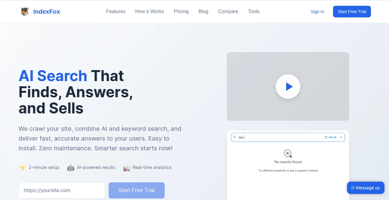 Screenshot of IndexFox – An AI tool in the ,AI SEO Assistant ,AI Marketing Plan Generator ,AI Digital Marketing Generator ,AI Research Tool  category, showcasing its interface and key features.