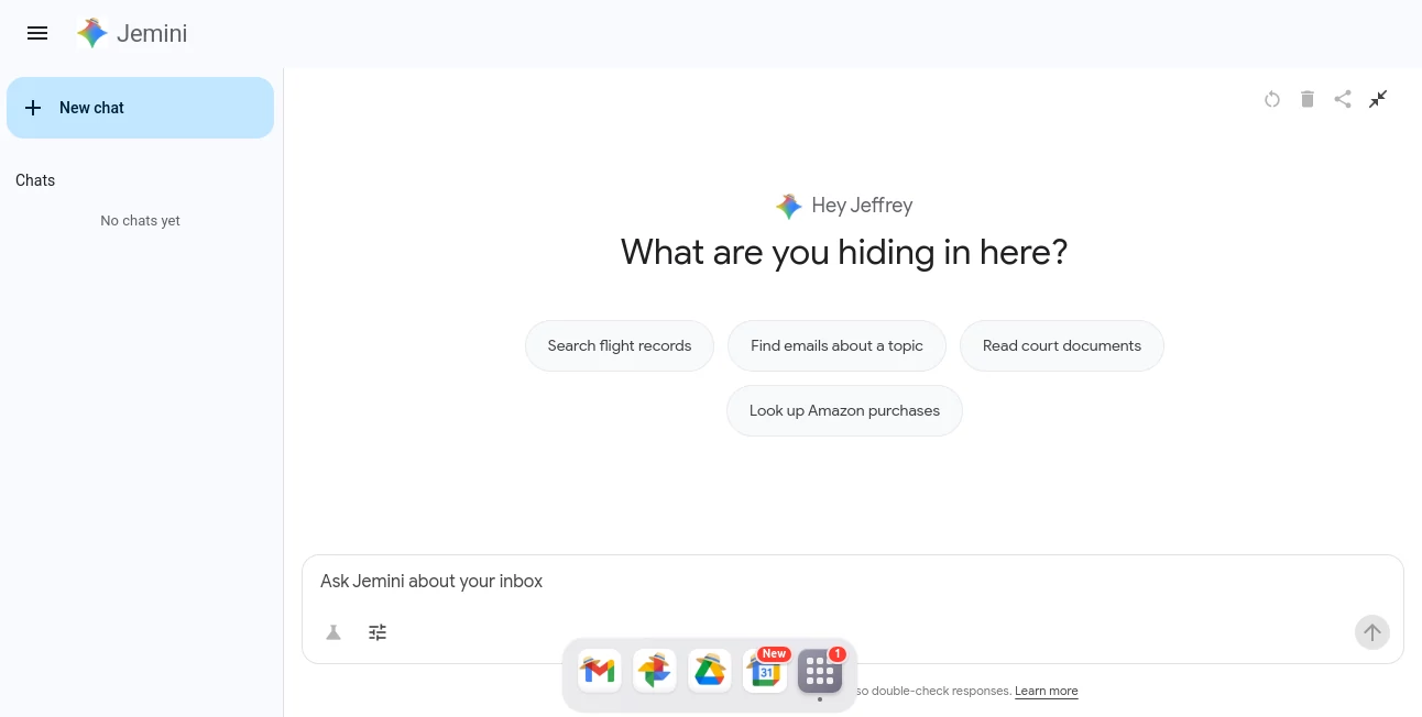Screenshot of jemini – An AI tool in the ,AI Copywriting ,AI Writing Assistants ,AI Content Generator ,AI Email Writer  category, showcasing its interface and key features.