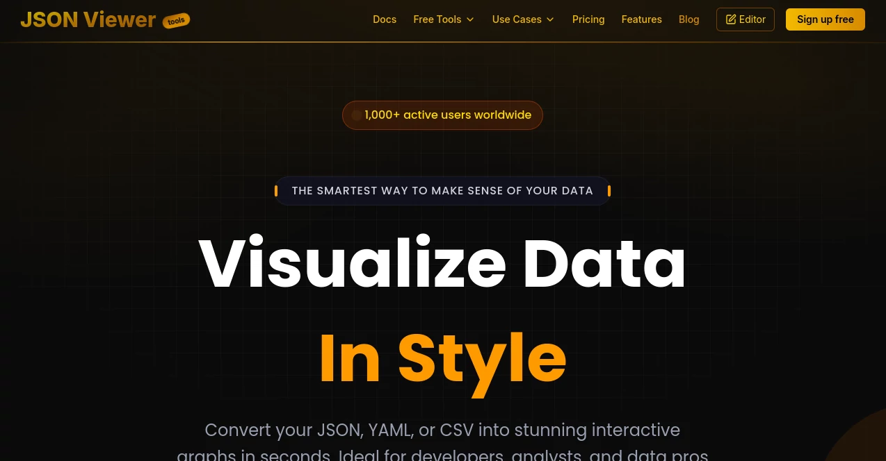 Screenshot of JSON Viewer – An AI tool in the ,AI Data Mining ,AI Web Scraping ,AI Developer Tools ,AI Code Explanation  category, showcasing its interface and key features.