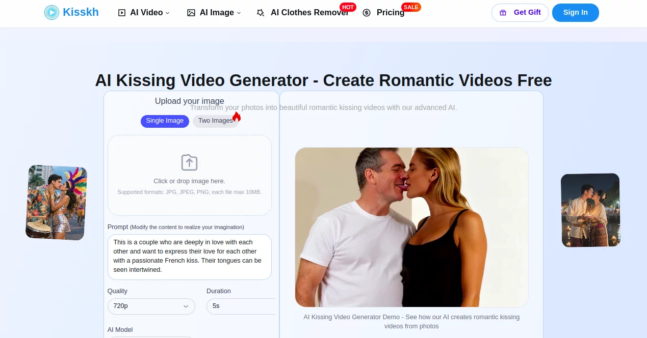 Screenshot of Kisskh – An AI tool in the ,AI Fun Tools ,AI Photo & Image Generator ,AI Content Generator ,AI Video Generator  category, showcasing its interface and key features.