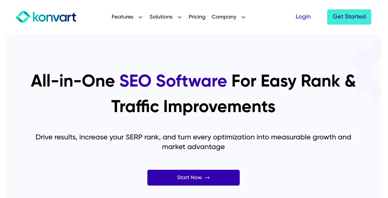 Screenshot of Konvart – An AI tool in the ,AI Content Generator ,AI Research Tool ,AI SEO Assistant ,AI Marketing Plan Generator  category, showcasing its interface and key features.