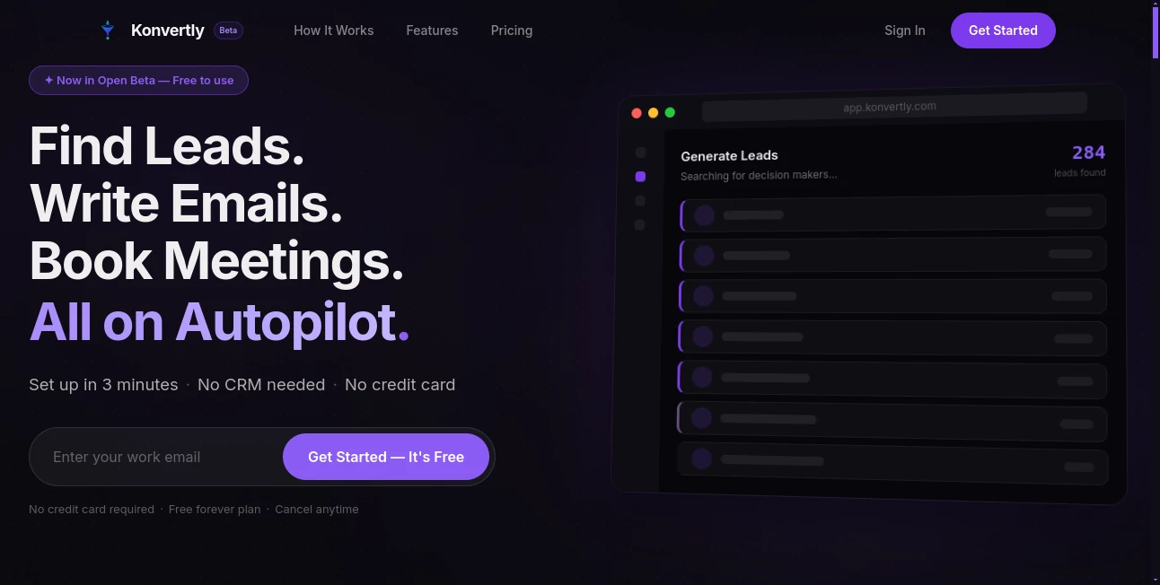 Screenshot of Konvertly – An AI tool in the ,AI Writing Assistants ,AI Content Generator ,AI Developer Tools ,AI Productivity Tools  category, showcasing its interface and key features.