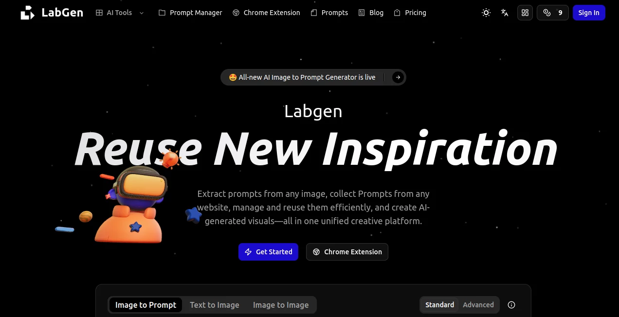 Screenshot of labgen – An AI tool in the ,AI Creative Writing ,AI Image Recognition ,AI Content Generator ,AI Rewriter  category, showcasing its interface and key features.