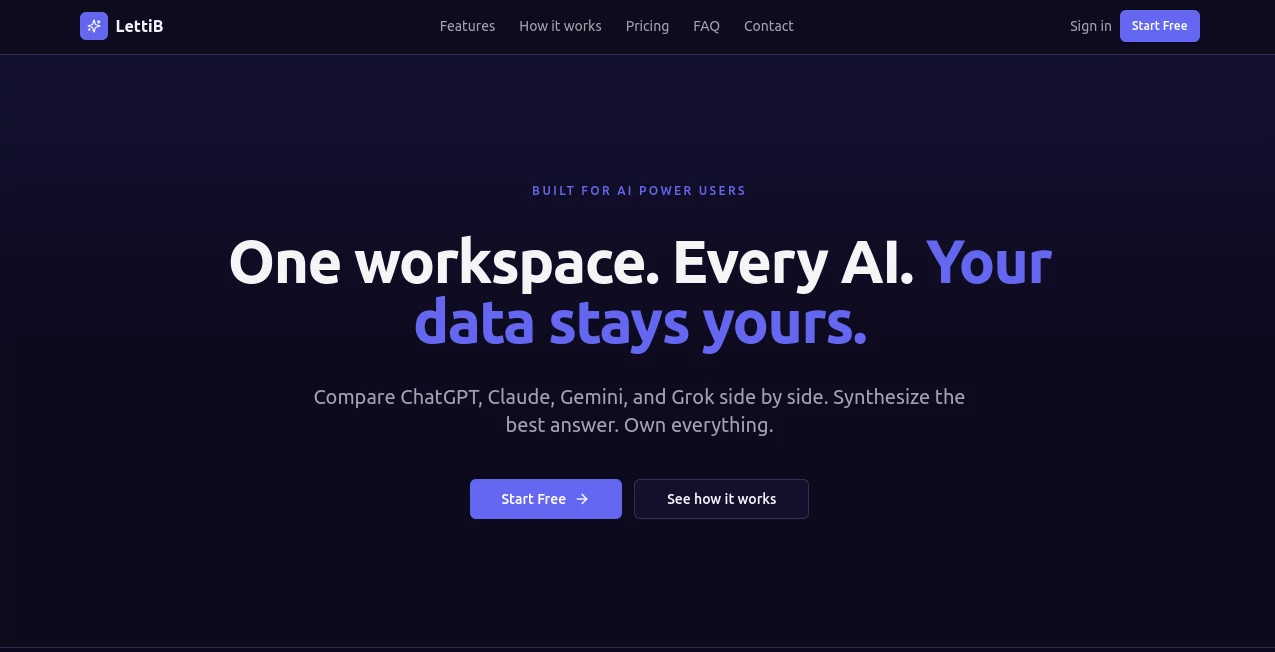 Screenshot of LettiB – An AI tool in the ,AI Email Assistant ,AI Productivity Tools ,AI Meeting Assistant ,AI Scheduling  category, showcasing its interface and key features.