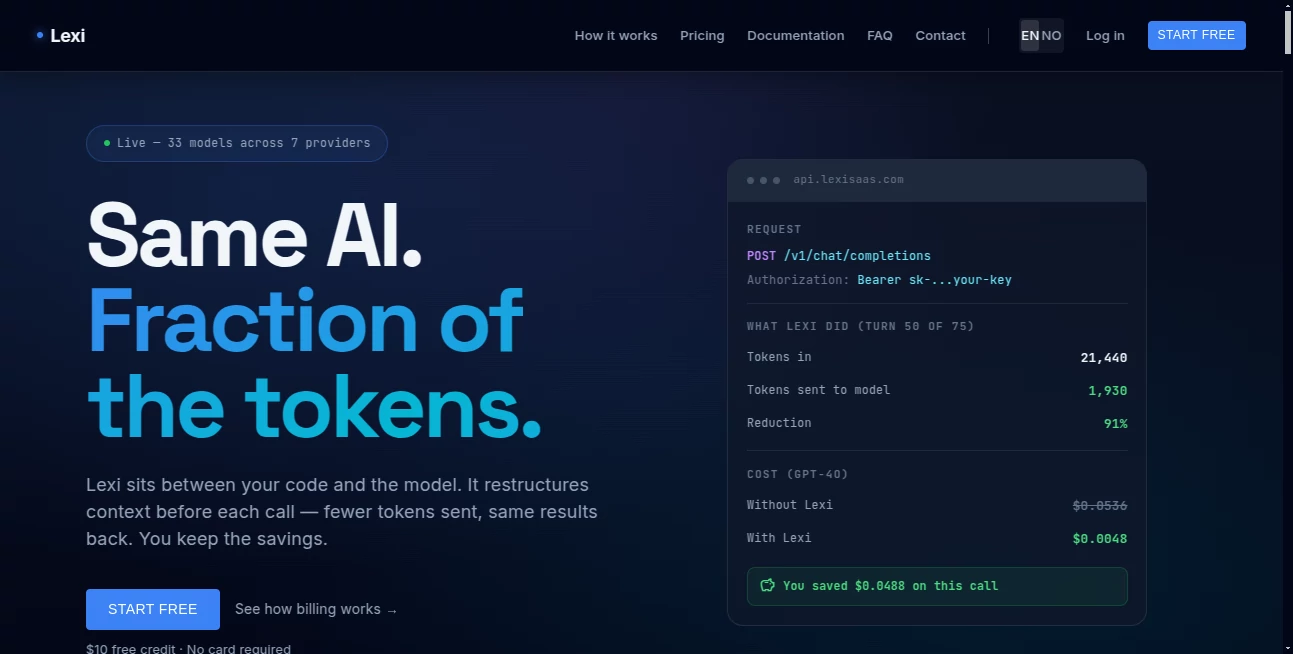 Screenshot of Lexi – An AI tool in the ,AI DevOps Assistant ,AI API Design ,AI Developer Tools ,Large Language Models (LLMs)  category, showcasing its interface and key features.