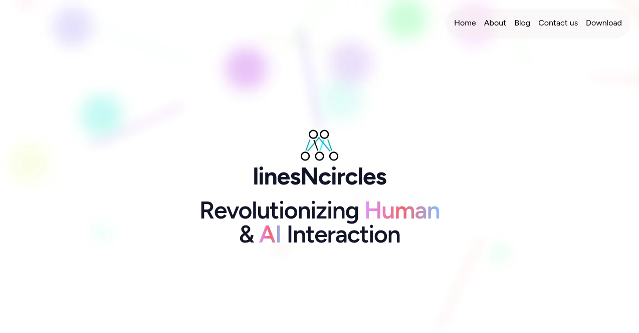 Screenshot of linesNcircles – An AI tool in the ,AI Website Builder ,AI No-Code & Low-Code ,AI Search Engine ,AI Web Scraping  category, showcasing its interface and key features.