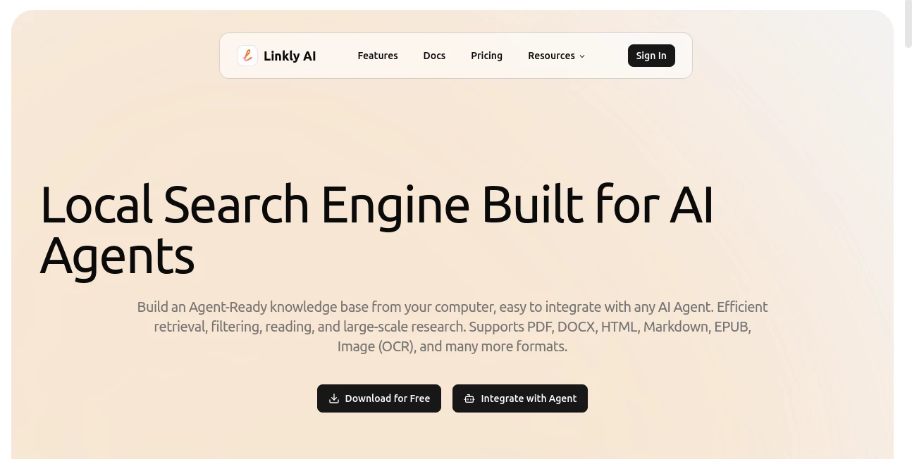 Screenshot of Linkly AI – An AI tool in the ,AI Analytics Assistant ,AI Bio Link ,AI Social Media Assistant ,AI Digital Marketing Generator  category, showcasing its interface and key features.