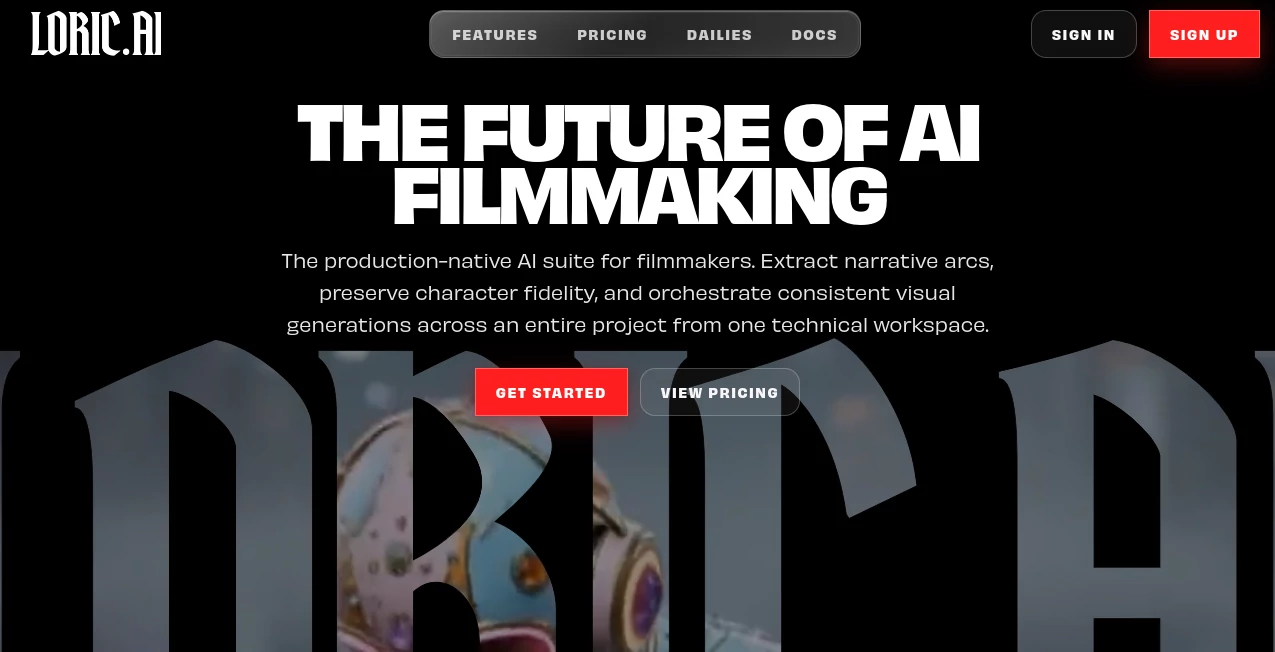 Screenshot of Loric AI – An AI tool in the ,AI Image to Video ,AI Video Editor ,AI UGC Video Generator ,AI Video Generator  category, showcasing its interface and key features.