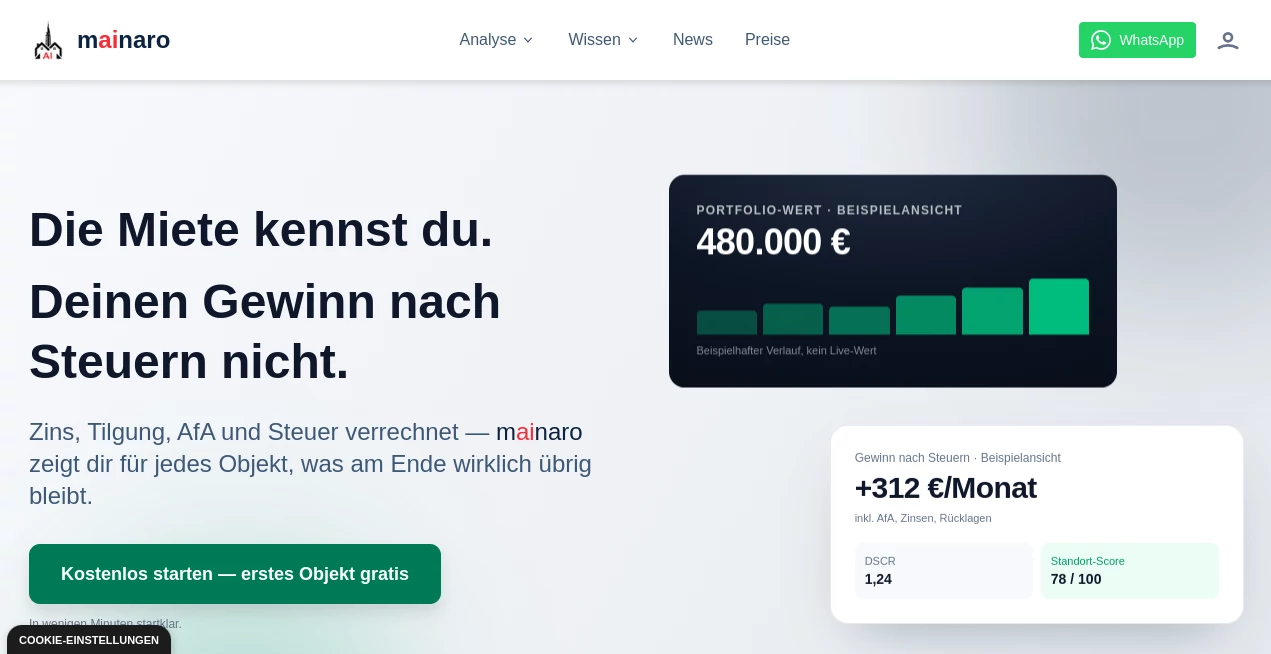 Screenshot of mainaro – An AI tool in the ,AI Analytics Assistant ,AI Productivity Tools ,AI Documents Assistant ,Other  category, showcasing its interface and key features.