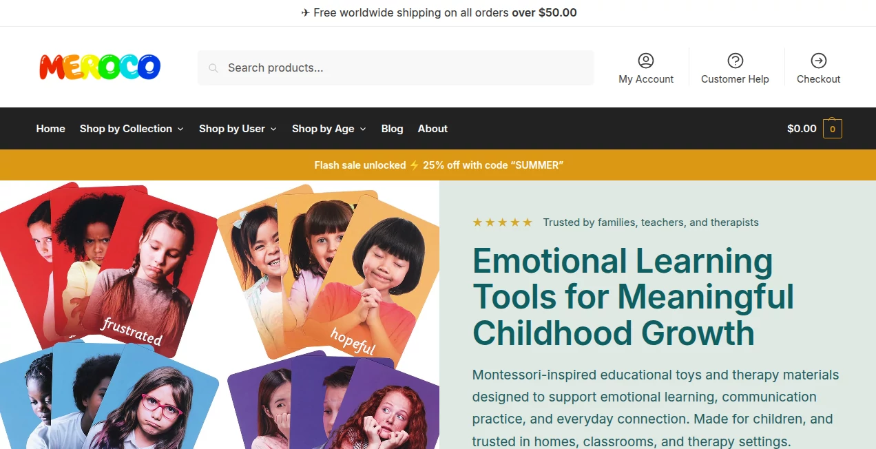 Screenshot of merocotoys – An AI tool in the ,AI Life Assistant ,AI Parenting ,AI Education Assistant ,AI Coaching  category, showcasing its interface and key features.