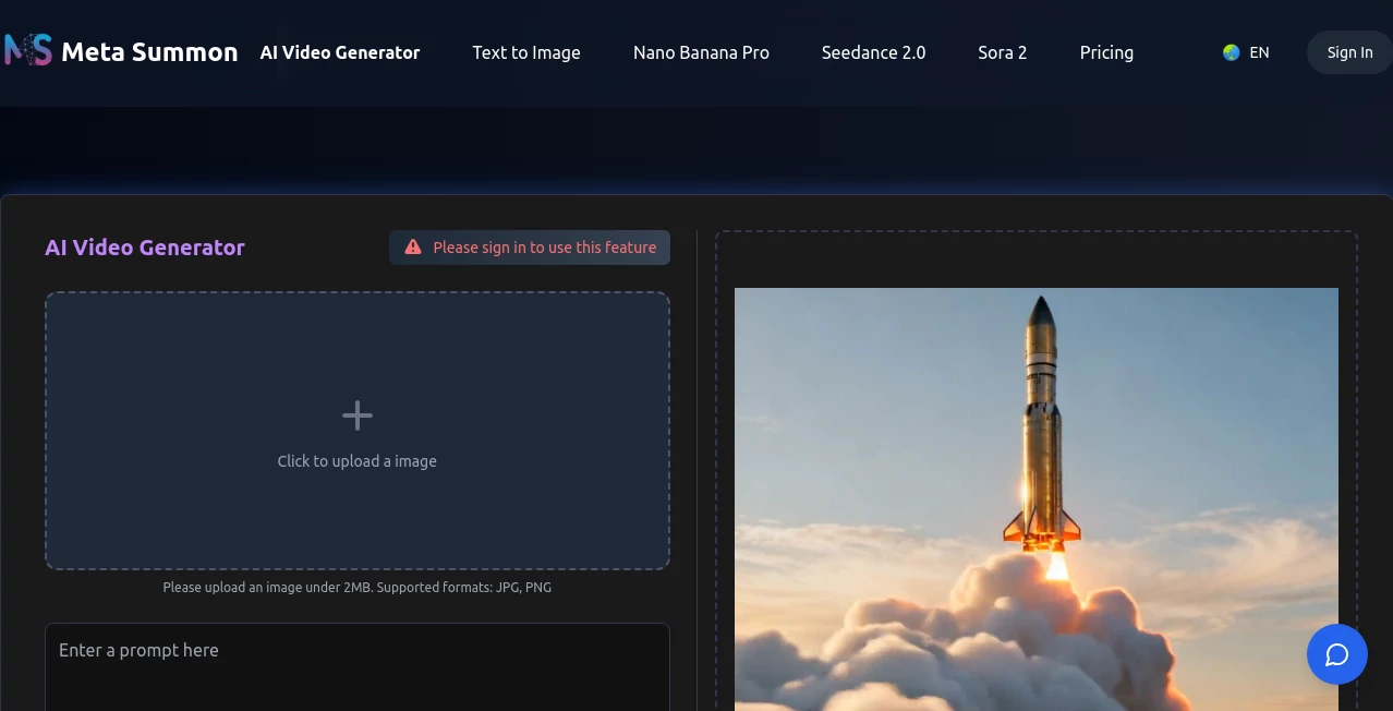 Screenshot of Meta Summon – An AI tool in the ,AI No-Code & Low-Code ,AI Developer Tools ,AI App Builder ,AI Workflow Management  category, showcasing its interface and key features.