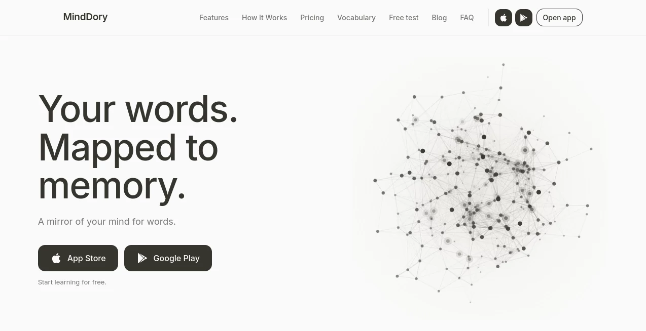 Screenshot of MindDory – An AI tool in the ,AI Knowledge Management ,AI Productivity Tools ,AI Mind Mapping ,AI Notes Assistant  category, showcasing its interface and key features.