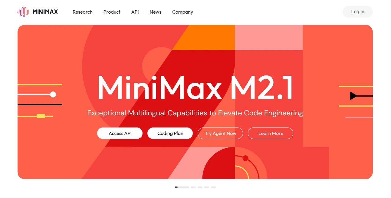 Screenshot of MiniMax – An AI tool in the ,AI Video Generator ,AI Music Generator ,AI Text to Speech ,AI Speech Synthesis  category, showcasing its interface and key features.