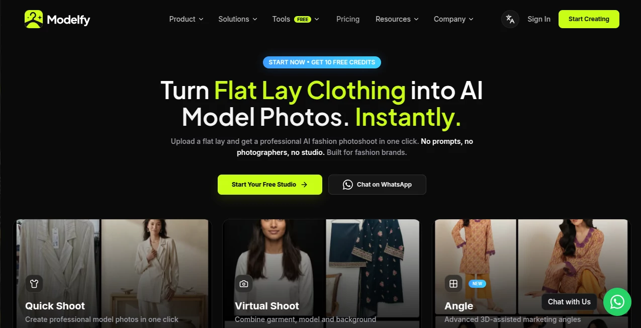 Screenshot of Modelfy – An AI tool in the ,AI 3D Model Generator ,AI Text to 3D ,AI Image to 3D Model ,3D  category, showcasing its interface and key features.