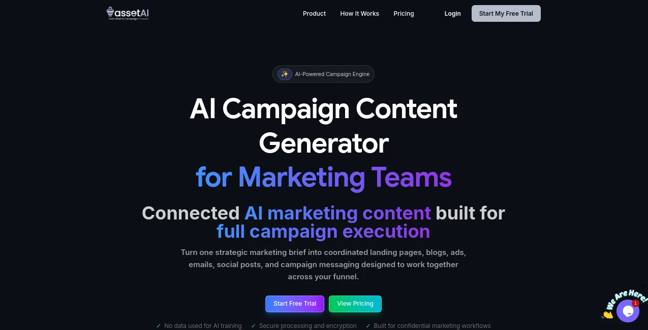 Screenshot of MyAssetAI – An AI tool in the ,Marketing ,AI Design Assistant ,AI Digital Marketing Generator ,AI Productivity Tools  category, showcasing its interface and key features.