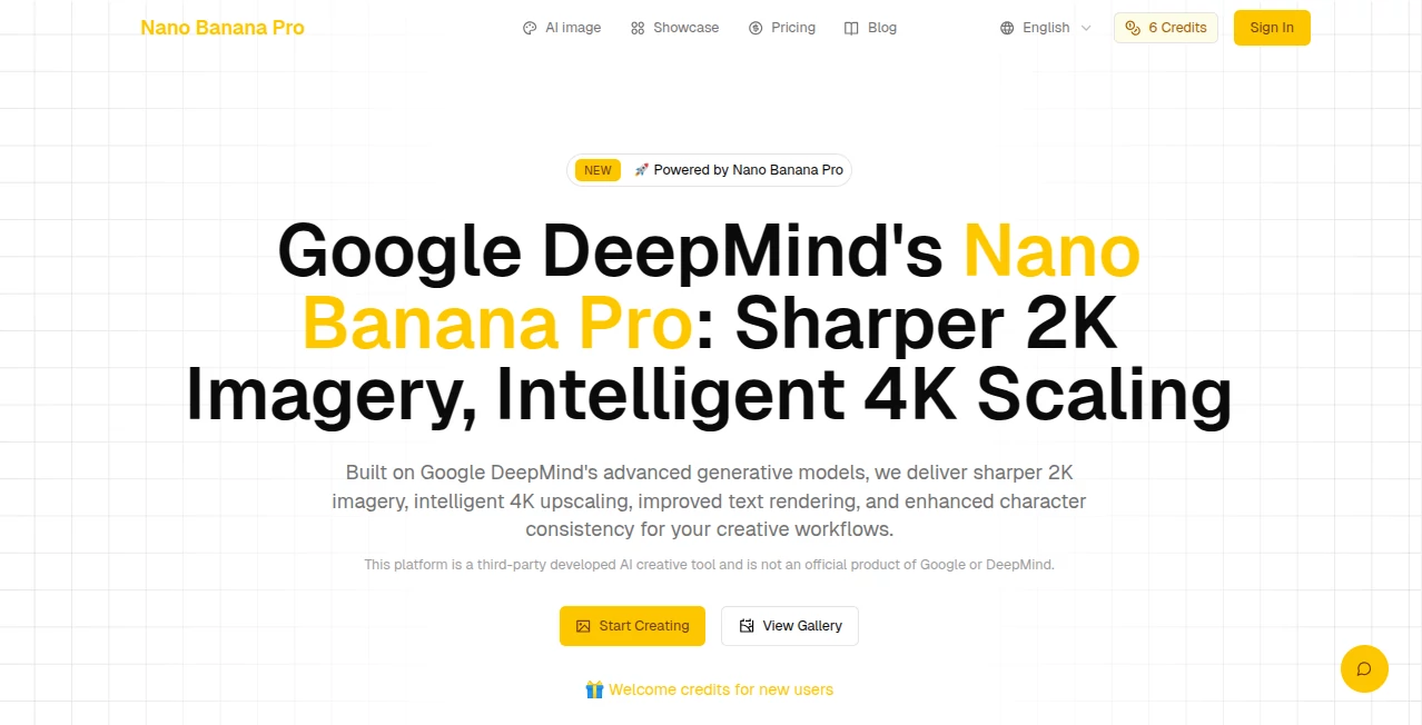 Screenshot of NanoBananaPro – An AI tool in the ,AI Photo & Image Generator ,AI Art Generator ,AI Image to Image ,AI Text to Image  category, showcasing its interface and key features.