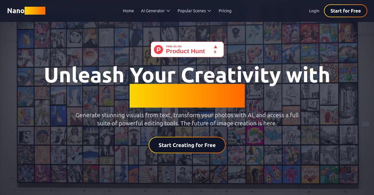 Screenshot of NanoEditor – An AI tool in the ,AI Photo & Image Generator ,AI Avatar Generator ,Photo & Image Editor ,AI Art Generator  category, showcasing its interface and key features.