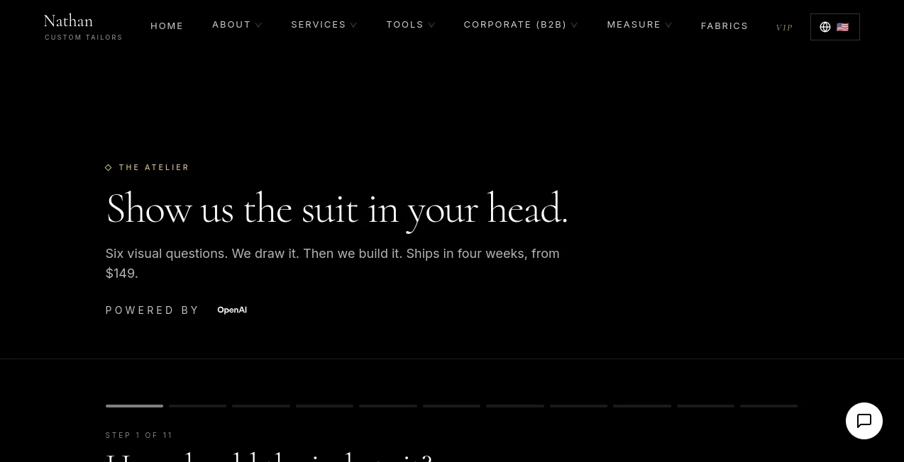 Screenshot of The Atelier – An AI tool in the ,AI Design Generator ,AI Clothing Generator  category, showcasing its interface and key features.