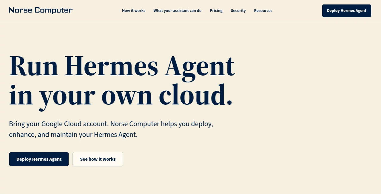 Screenshot of Norse Computer – An AI tool in the ,AI Workflow Management ,AI Productivity Tools ,AI Business Ideas Generator ,AI Developer Tools  category, showcasing its interface and key features.