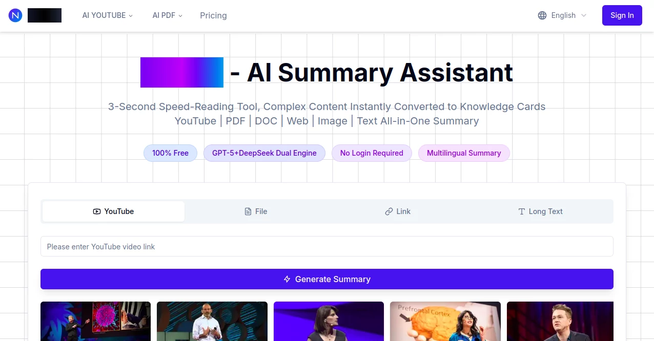 Screenshot of NoteAI – An AI tool in the ,AI Documents Assistant ,AI Summarizer ,AI Mind Mapping ,AI Notes Assistant  category, showcasing its interface and key features.
