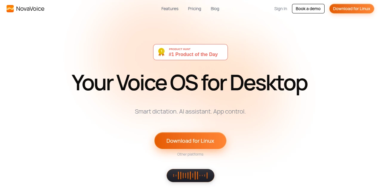 Screenshot of NovaVoice – An AI tool in the ,AI Voice Cloning ,AI Text to Speech ,AI Speech Synthesis ,AI Voice & Audio Editing  category, showcasing its interface and key features.