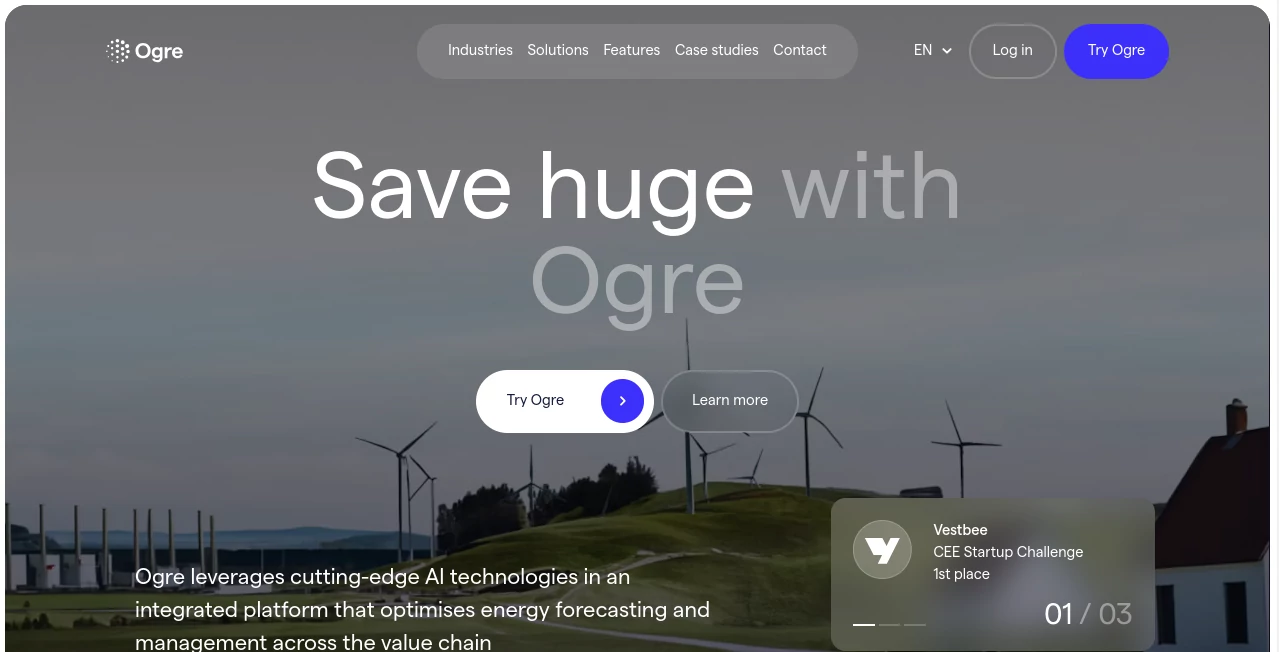 Screenshot of Ogre – An AI tool in the ,AI Research Tool ,AI Analytics Assistant ,AI Monitor & Report Builder  category, showcasing its interface and key features.