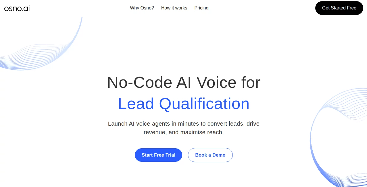 Screenshot of Osno.ai – An AI tool in the ,AI Website Builder ,AI No-Code & Low-Code ,AI Developer Tools ,AI Design Generator  category, showcasing its interface and key features.