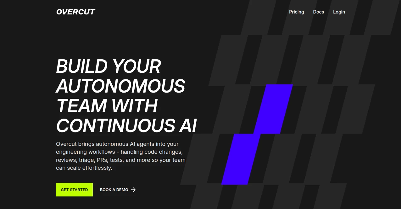 Screenshot of OVERCUT AI – An AI tool in the ,AI Video Editor ,AI Video Enhancer  category, showcasing its interface and key features.