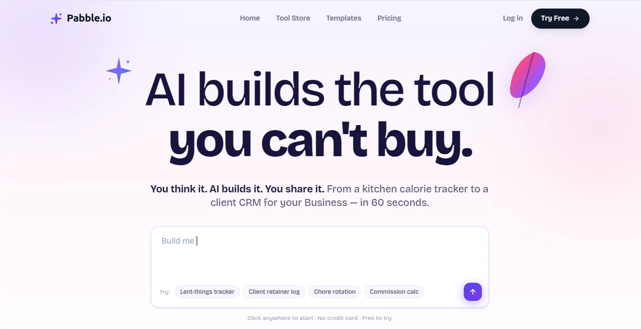 Screenshot of Pabble – An AI tool in the ,AI Workflow Management ,AI App Builder ,AI No-Code & Low-Code ,AI Developer Tools  category, showcasing its interface and key features.