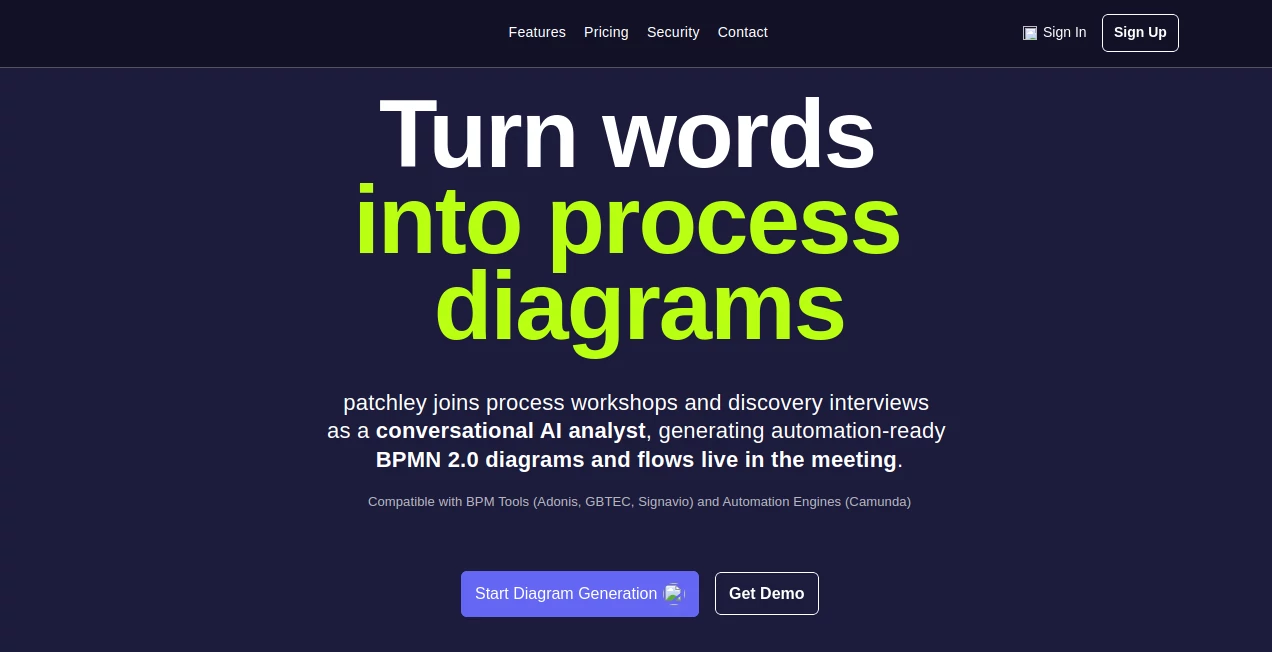 Screenshot of Patchley – An AI tool in the ,AI Content Generator ,AI Rewriter ,AI Copywriting ,AI Writing Assistants  category, showcasing its interface and key features.