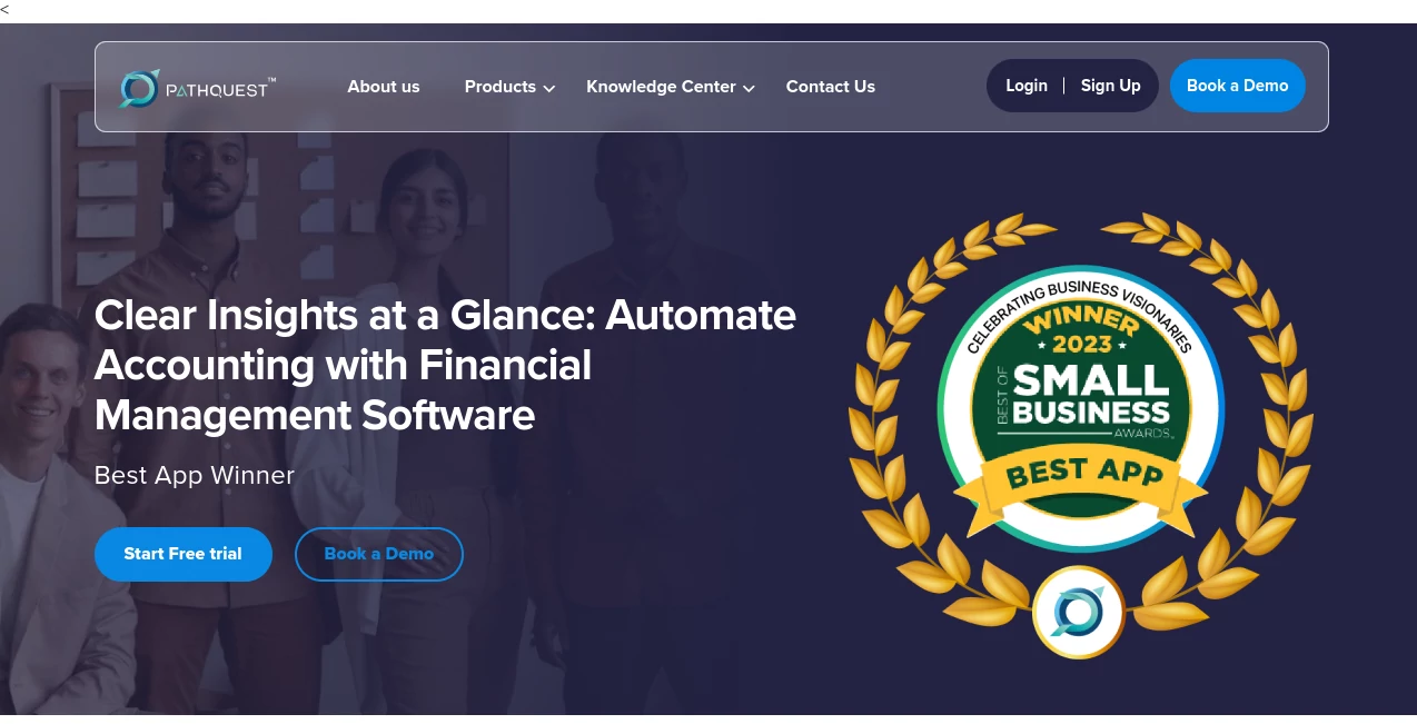 Screenshot of pathquest solutions – An AI tool in the ,AI Accounting Assistant ,AI Research Tool ,AI Analytics Assistant ,Business  category, showcasing its interface and key features.