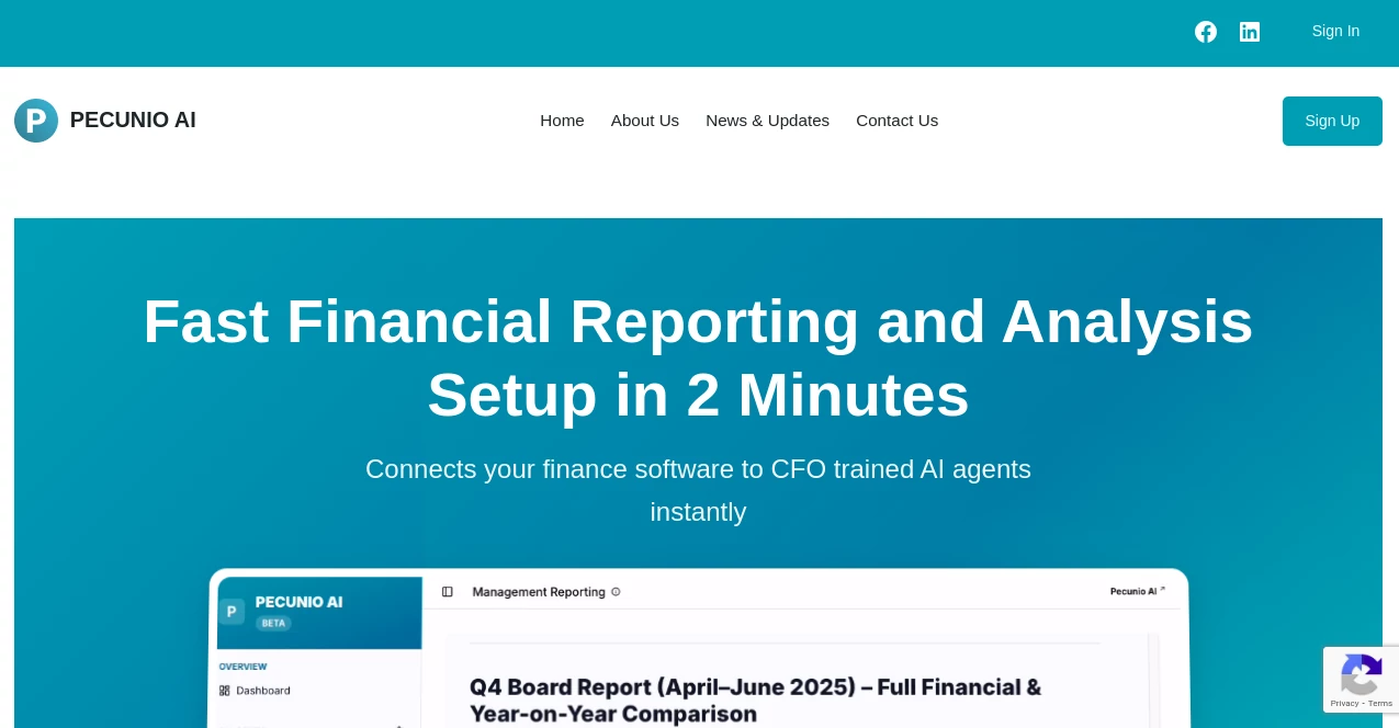 Screenshot of PECUNIO AI – An AI tool in the ,AI Investing Assistant ,AI Sales Assistant ,AI Accounting Assistant ,AI Research Tool  category, showcasing its interface and key features.