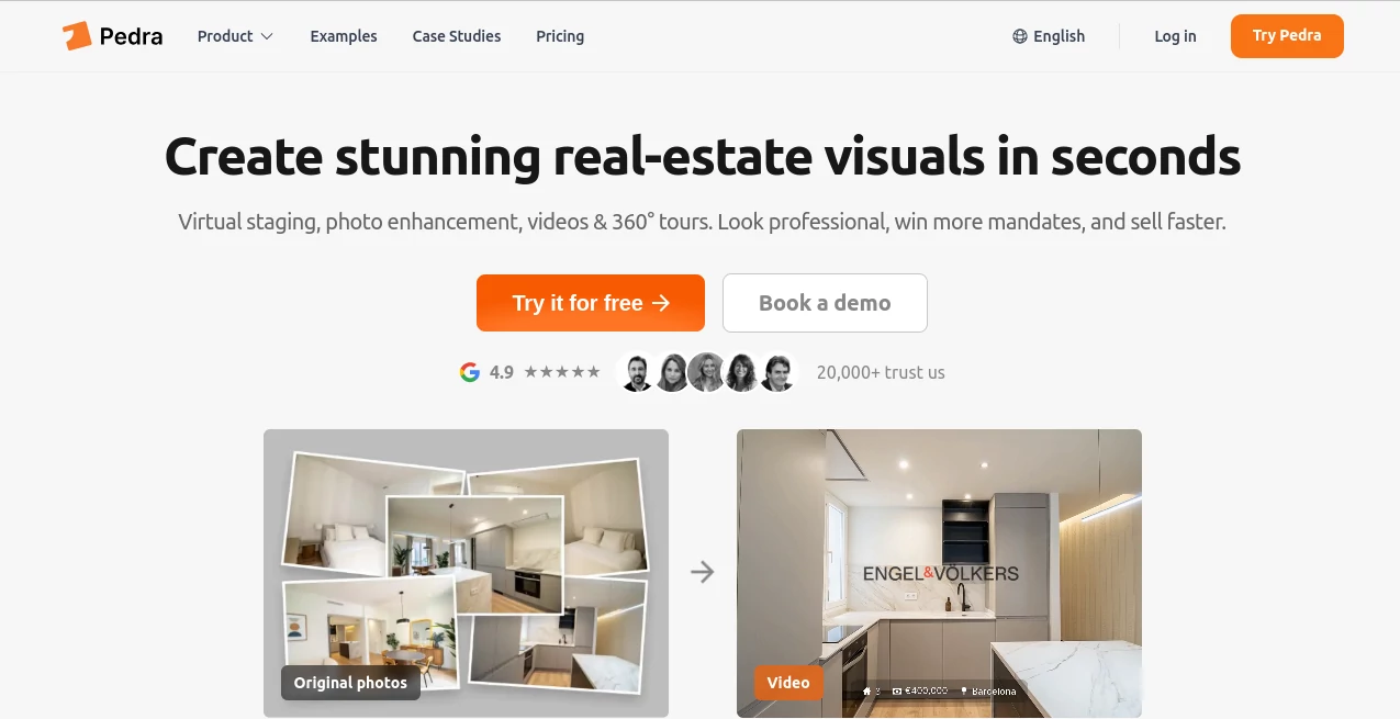 Screenshot of Pedra – An AI tool in the ,AI Photo & Image Generator ,AI Image to Image ,AI Video Generator ,Other  category, showcasing its interface and key features.