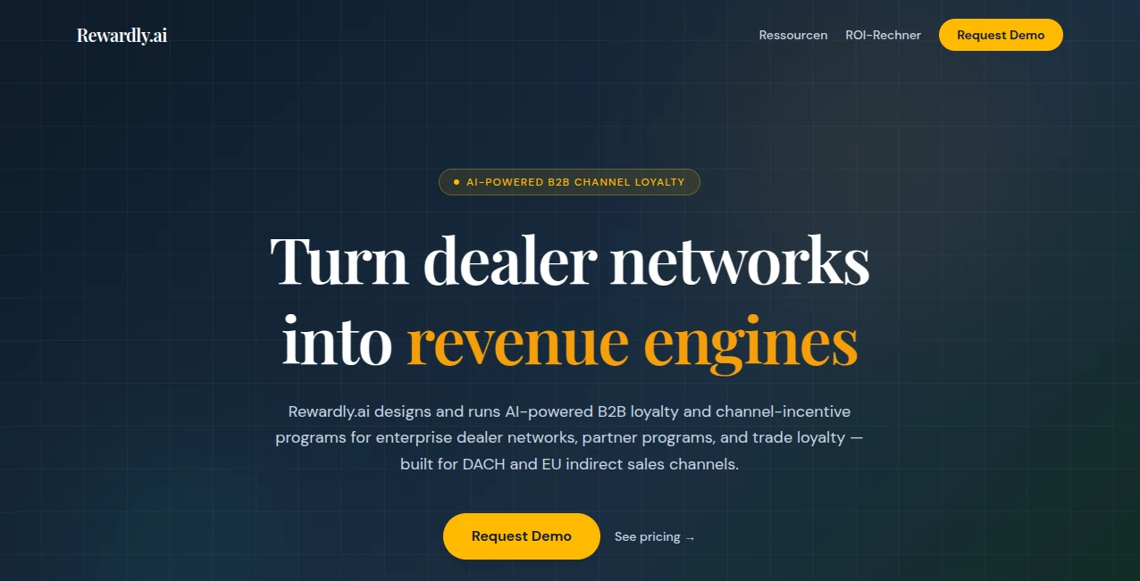 Screenshot of Rewardly.ai – An AI tool in the ,AI CRM Assistant ,AI Customer Service Assistant ,AI Analytics Assistant ,AI E-commerce Assistant  category, showcasing its interface and key features.